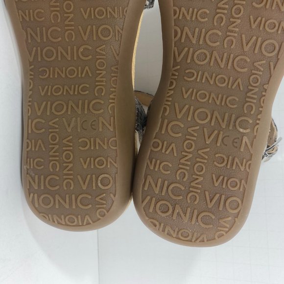 Vionic Alita Sandal Snakeskin Size 5 - Picture 8 of 10